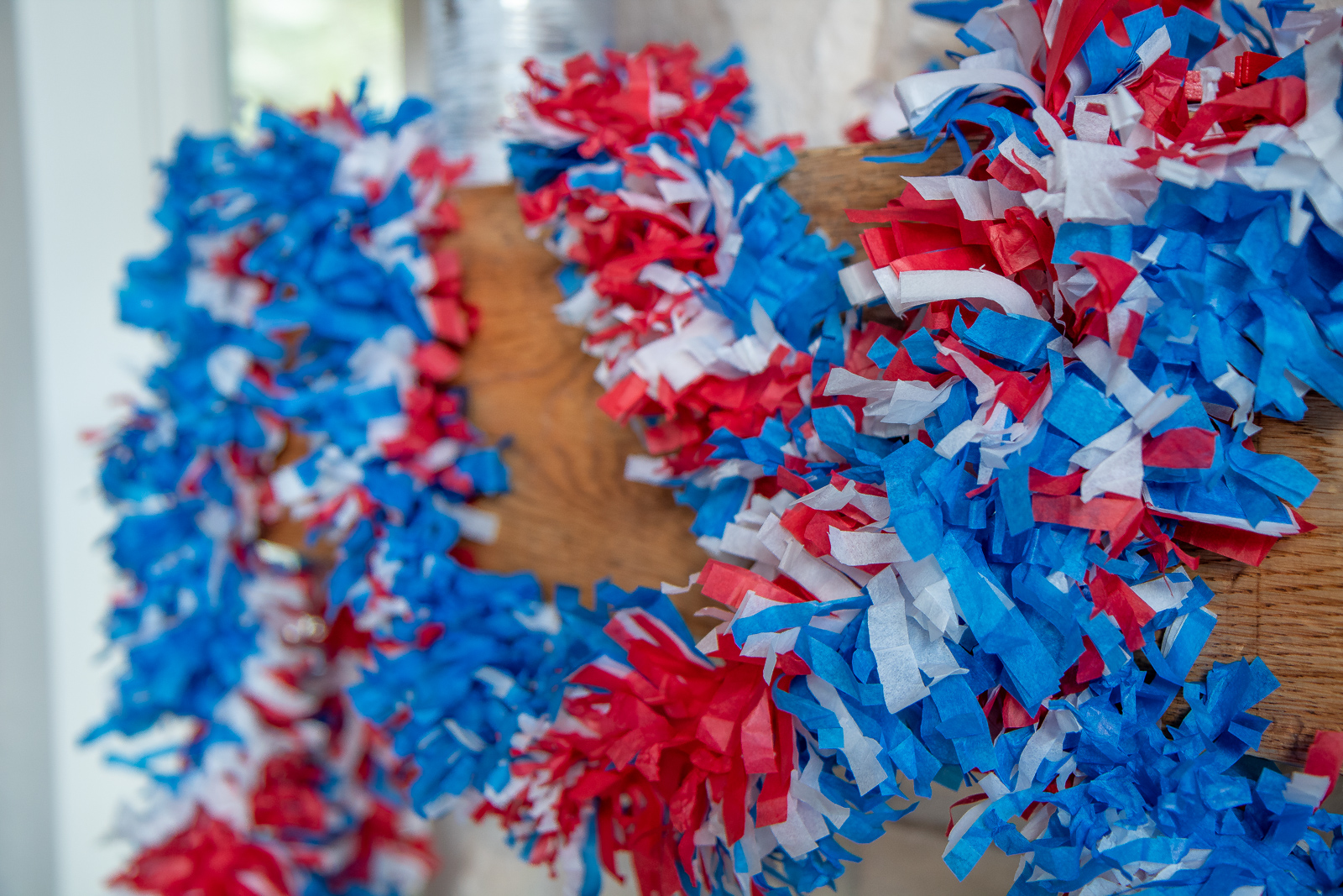 How to make 4th of July garland decorations