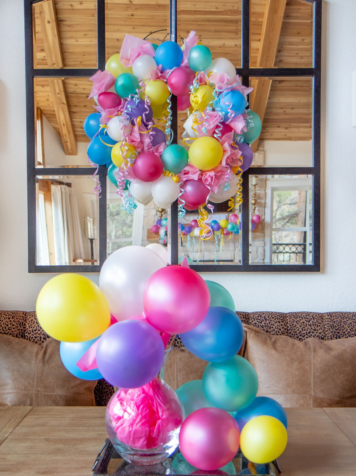 Easy DIY Birthday party balloon decor