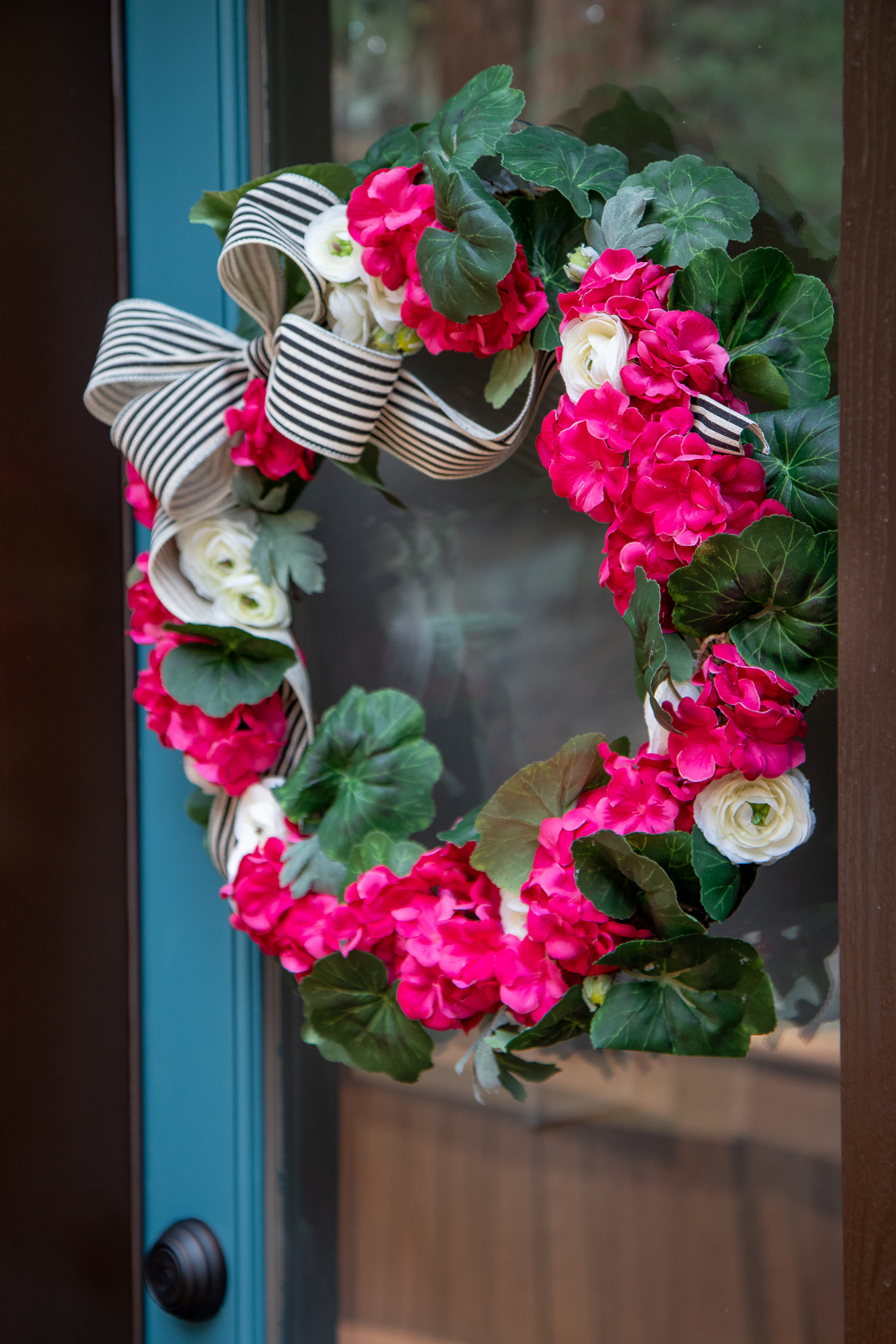 How to make a budget floral wreath