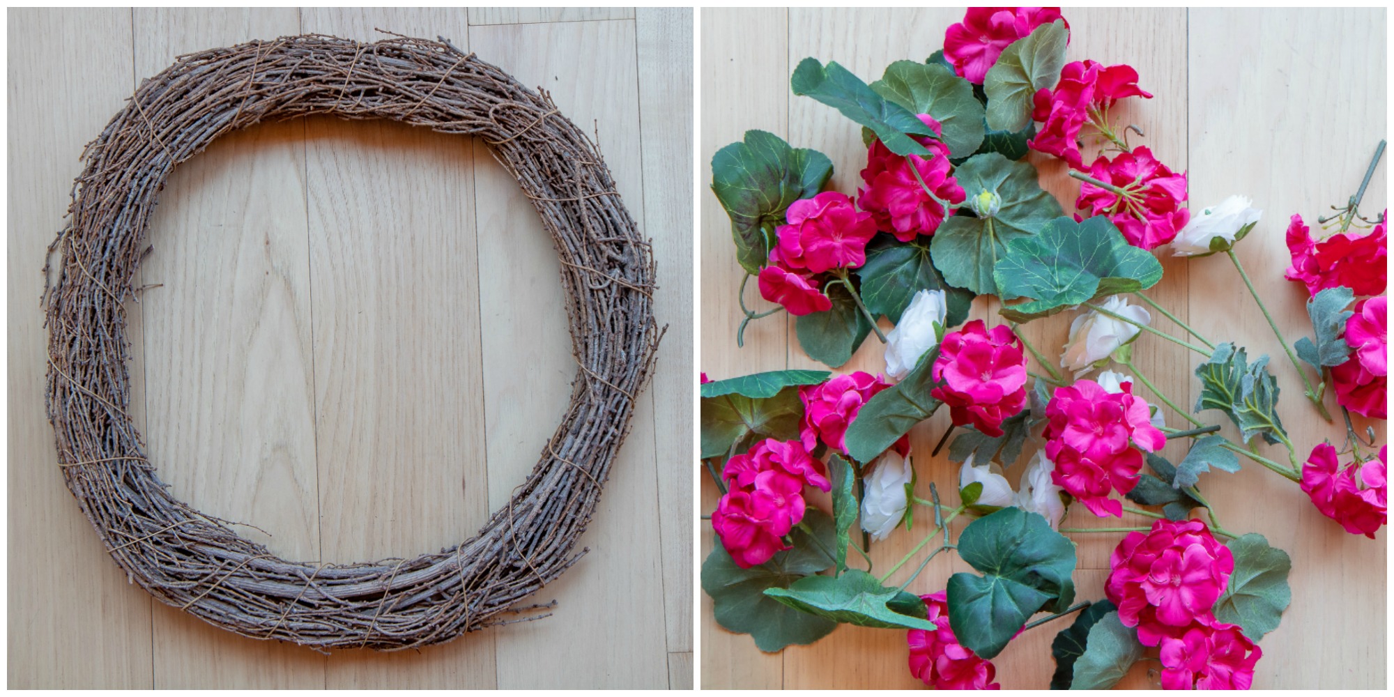 How to make a summer wreath