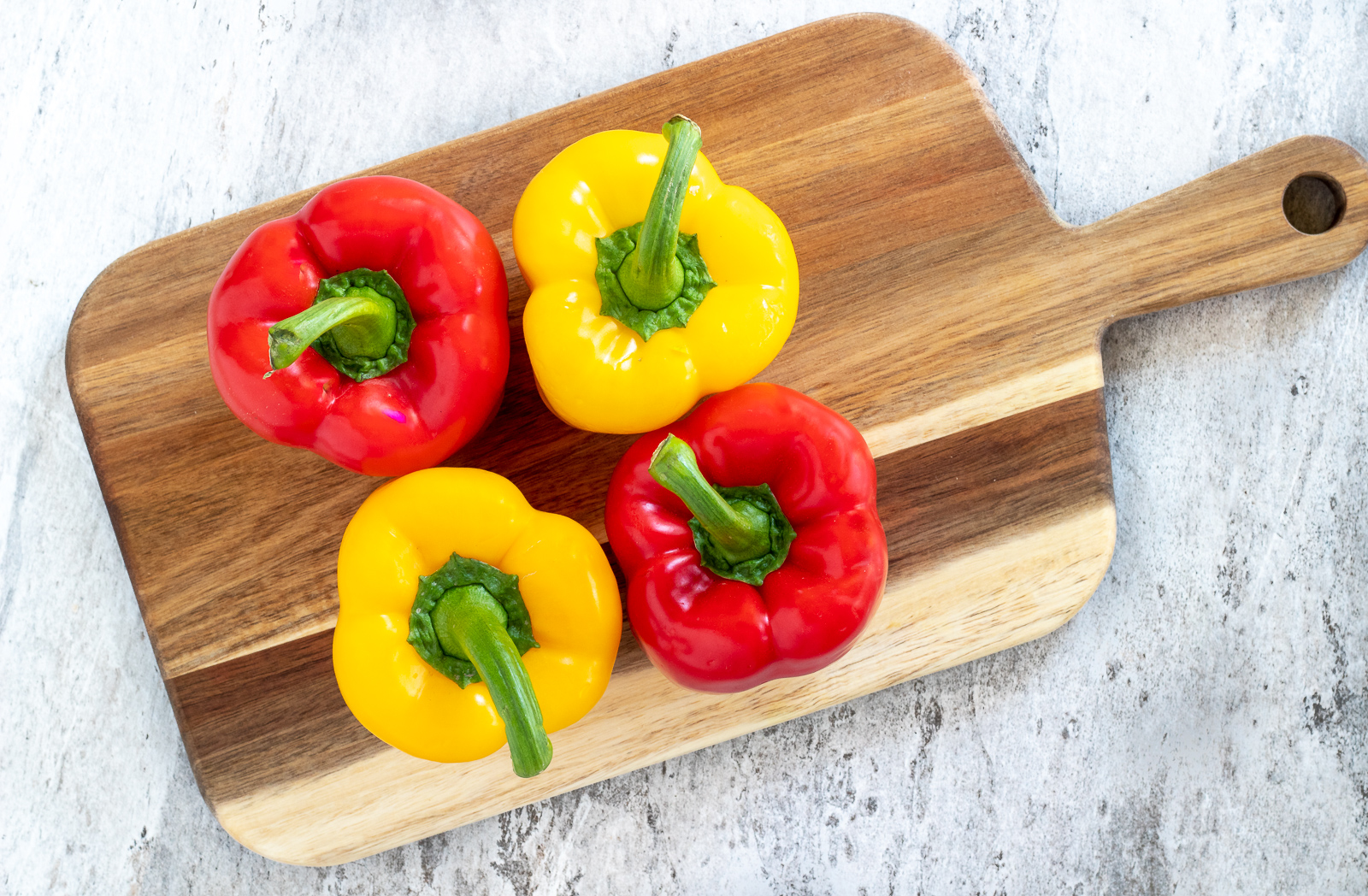 how to roast bell peppers