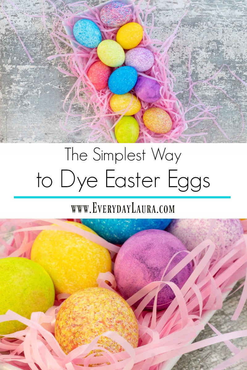 The simplest way to dye gorgeous Easter eggs