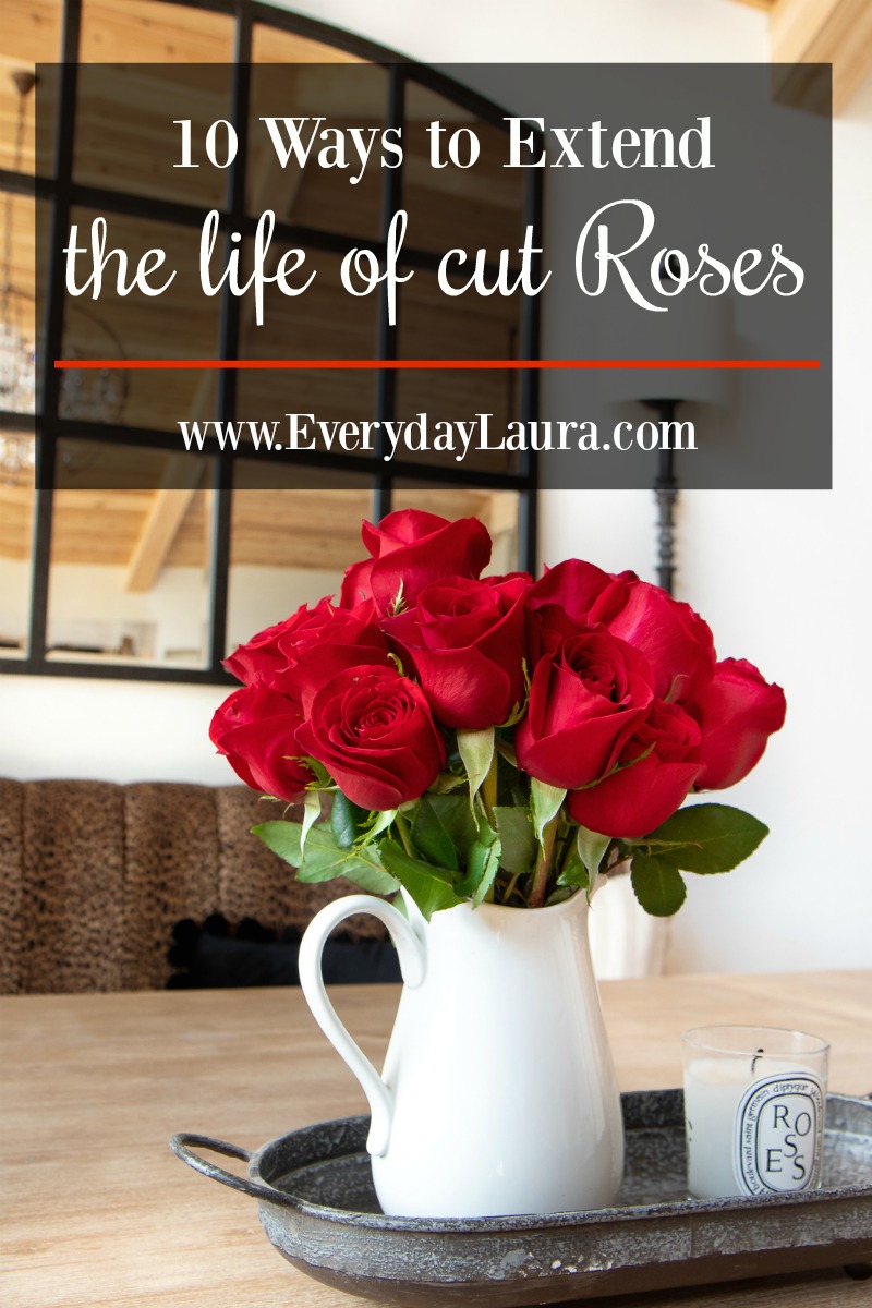How to extend the life of cut roses