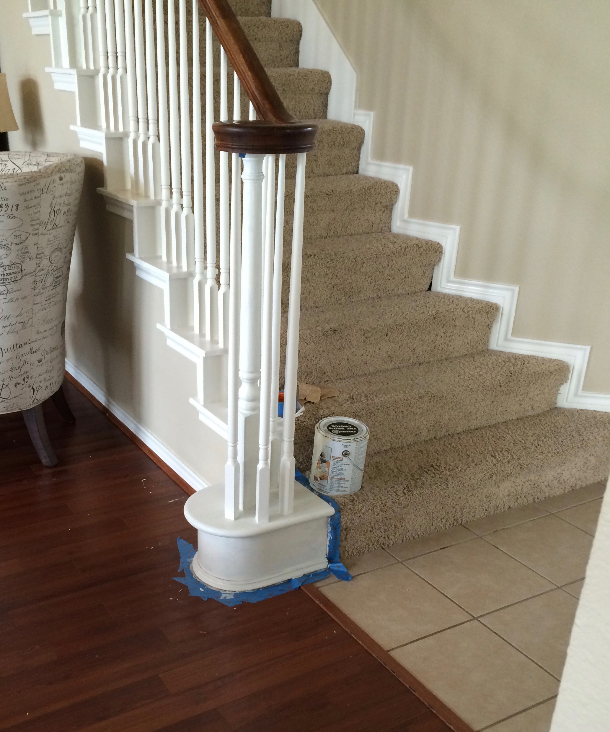 budget stair makeover 