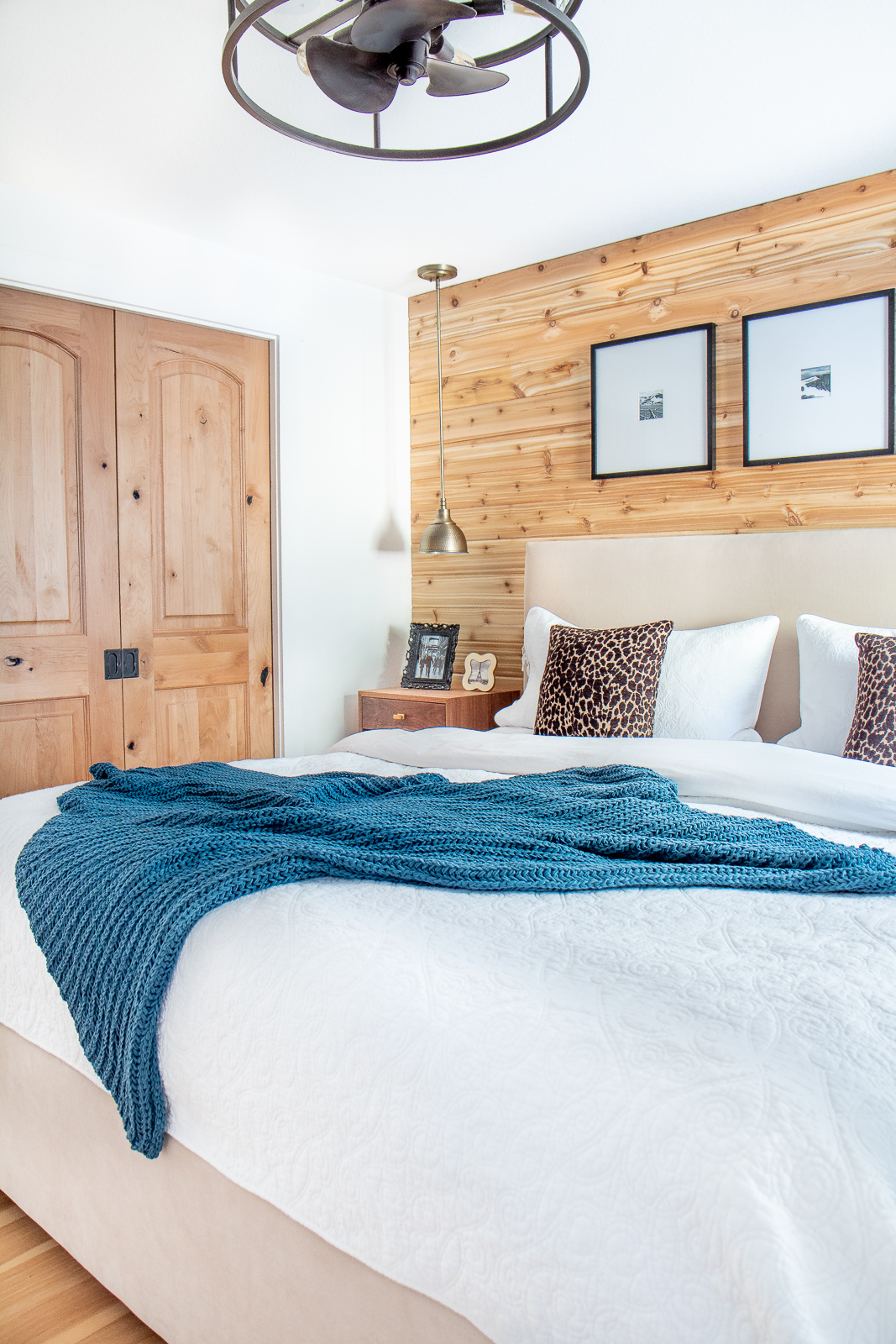 Bedroom Wood Cedar Accent Wall