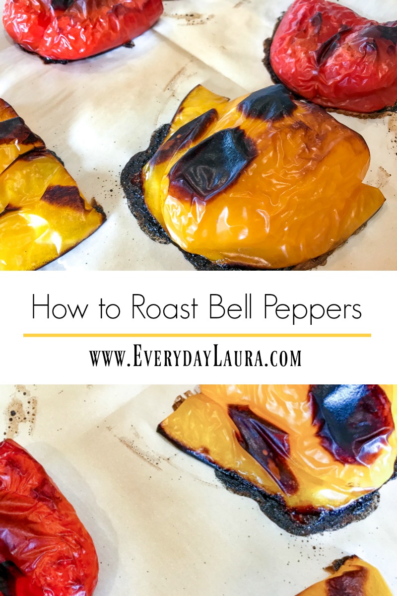 how to roast bell peppers