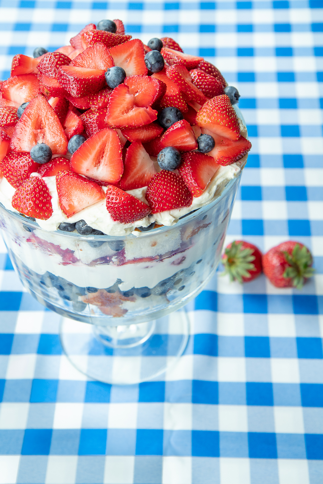 Strawberry Blueberry Trifle Dessert
