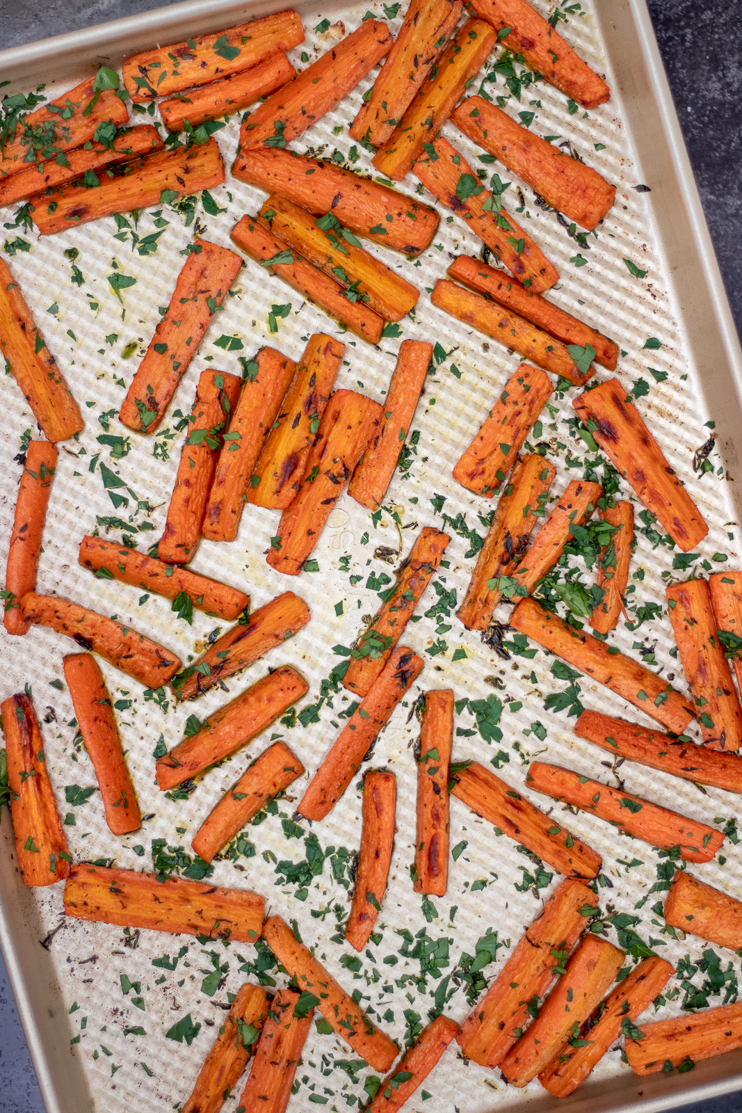 Perfect delicious roasted carrots