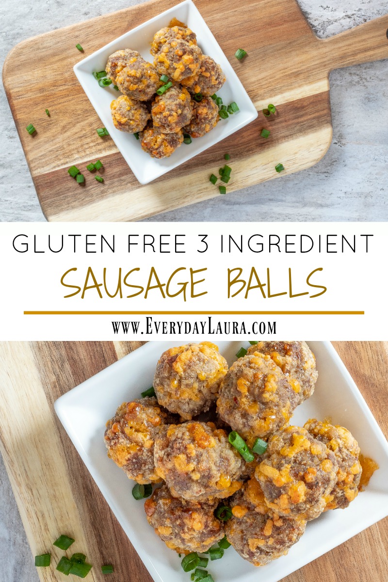 3 ingredient gluten free sausage balls