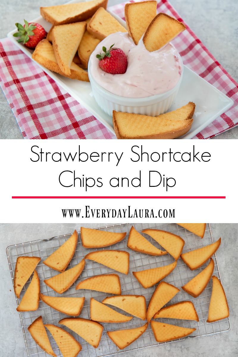 Looking for a new twist on strawberry shortcake? Try this fun strawberry chips and dip dessert recipe made with delicious poundcake chips.