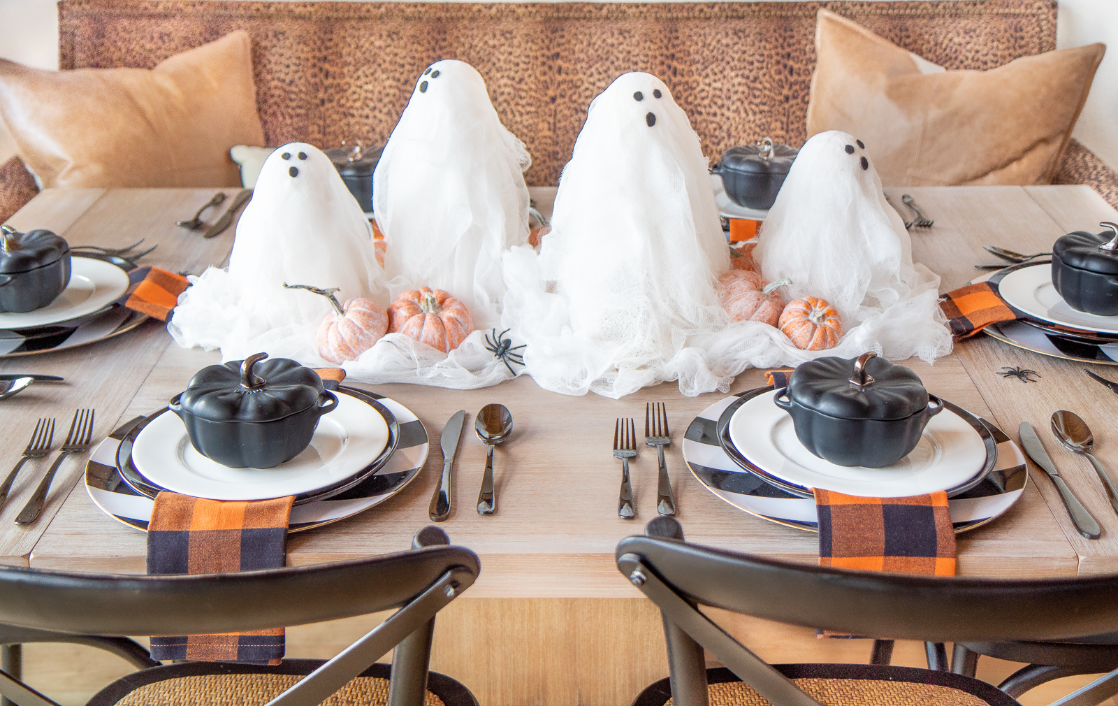 DIY spooktacular Halloween tablescape