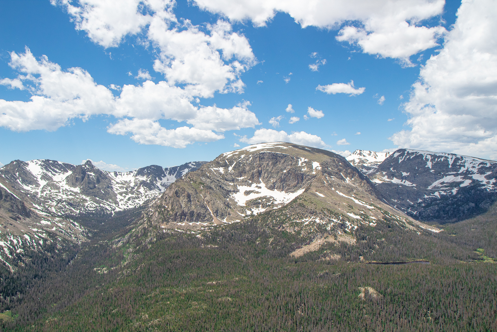 Forest Canyon Overlook on Trail Ridge Road in Rocky Mountain National Park