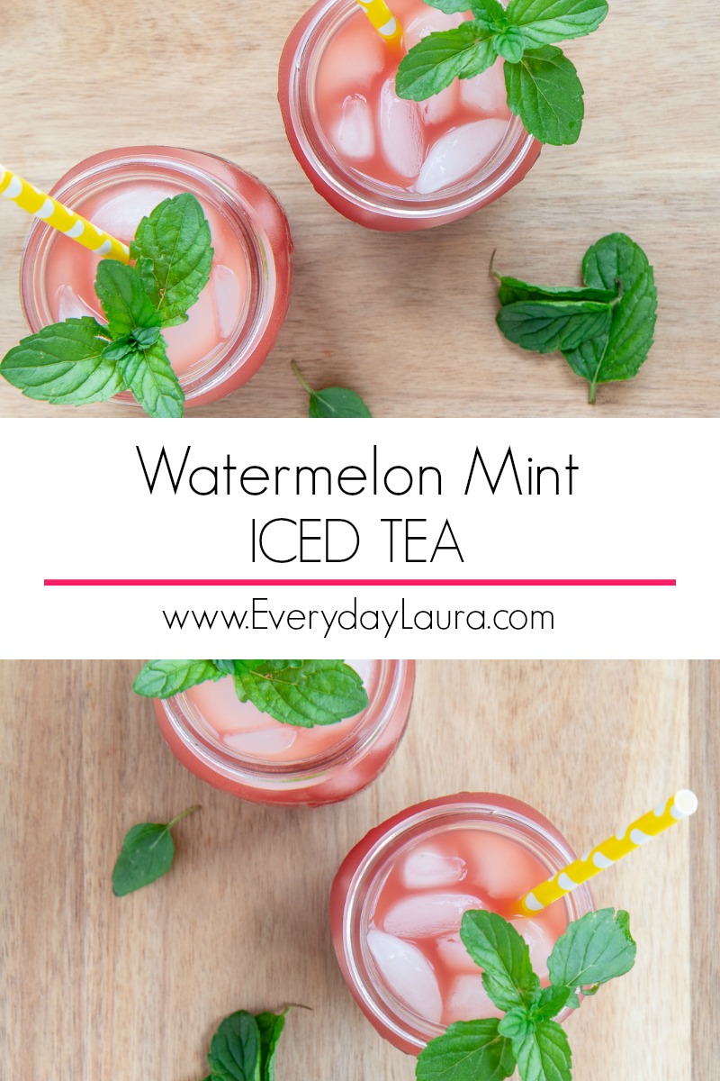How to make watermelon mint iced tea