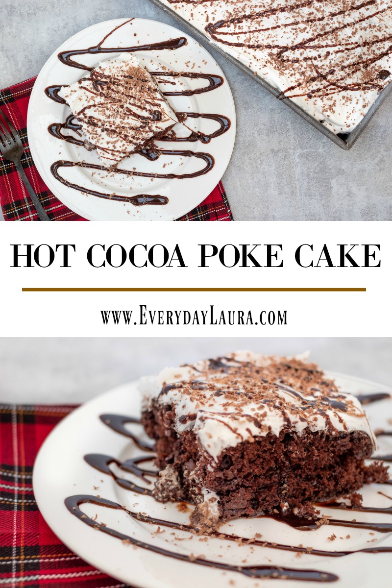 hot cocoa poke cake recipe