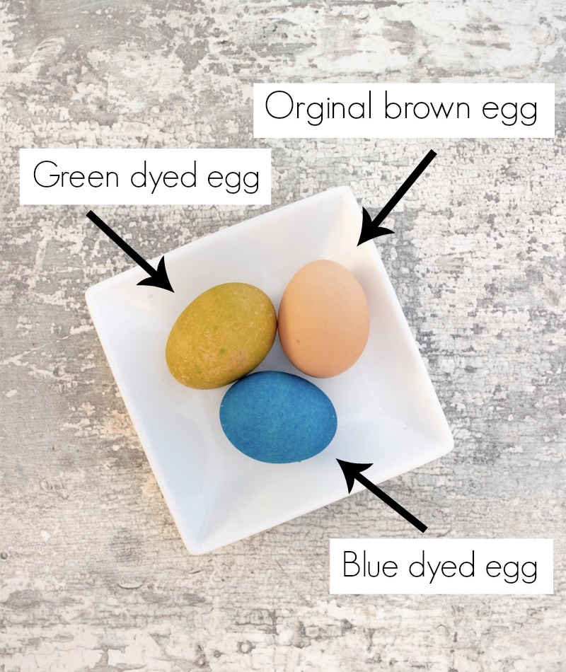 How to dye brown Easter eggs