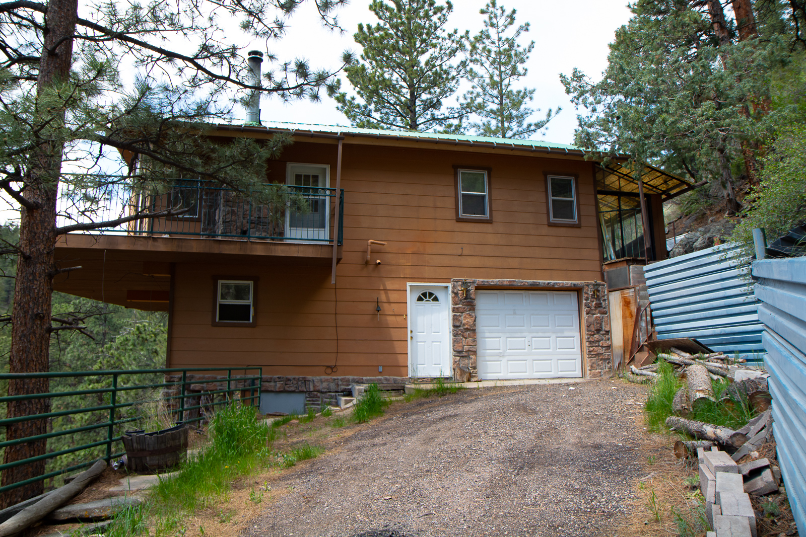 Our Colorado cabin before tour. 