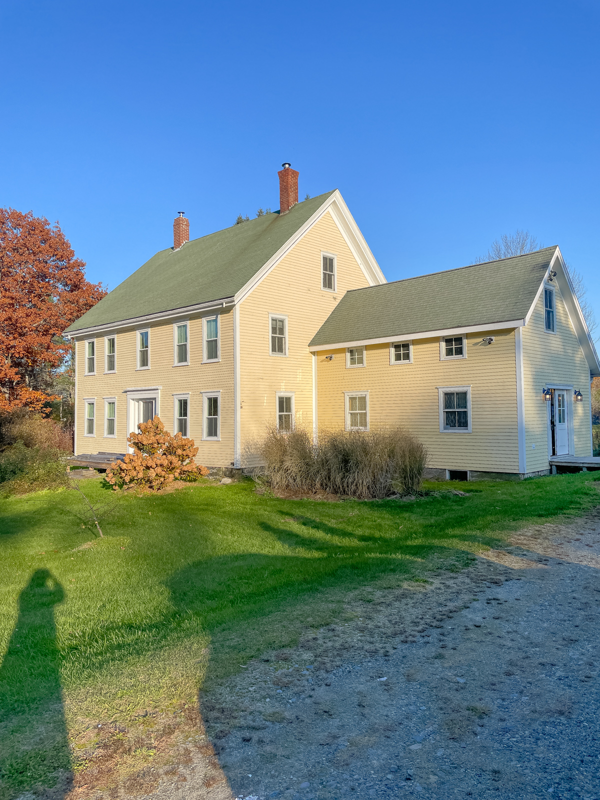 Maine colonial farmhouse