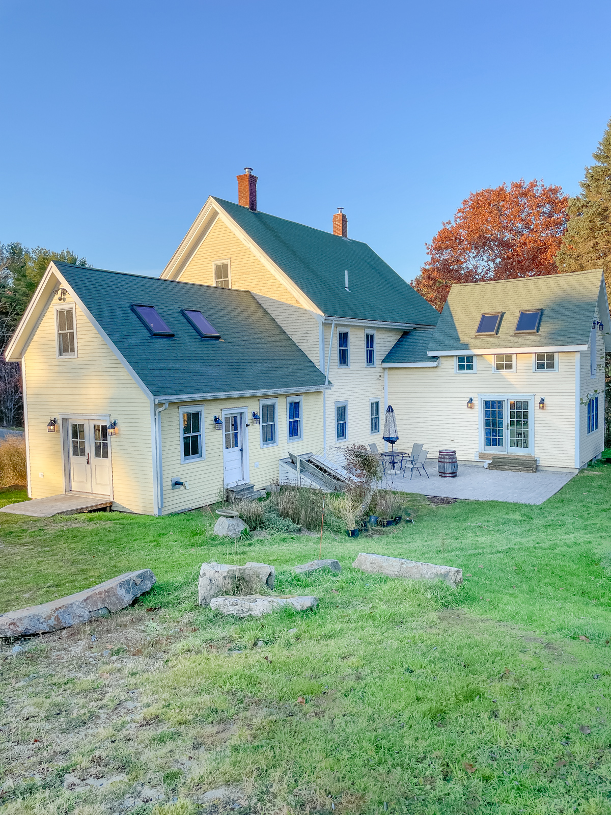 New England Colonial farmhouse