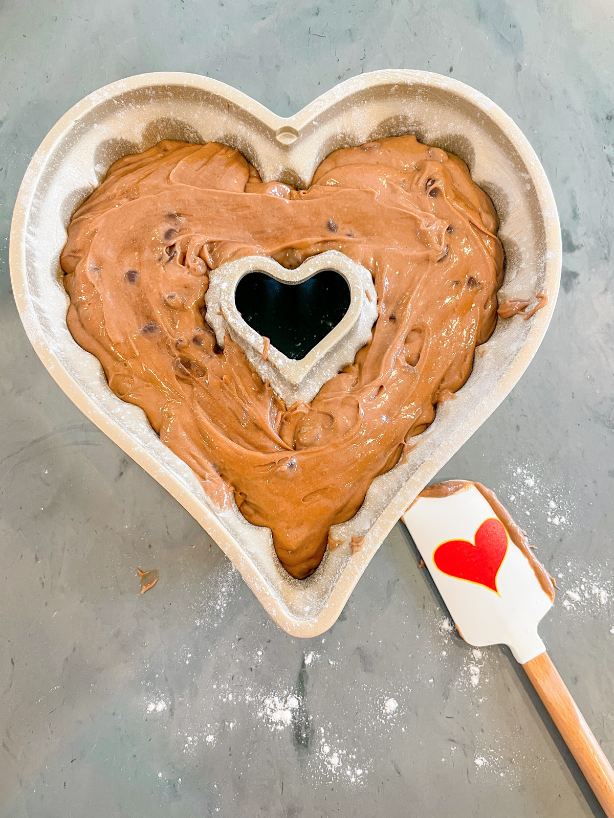 Heart Shaped Bundt Pan Silicone Heritage Bundtlette Cake - Temu