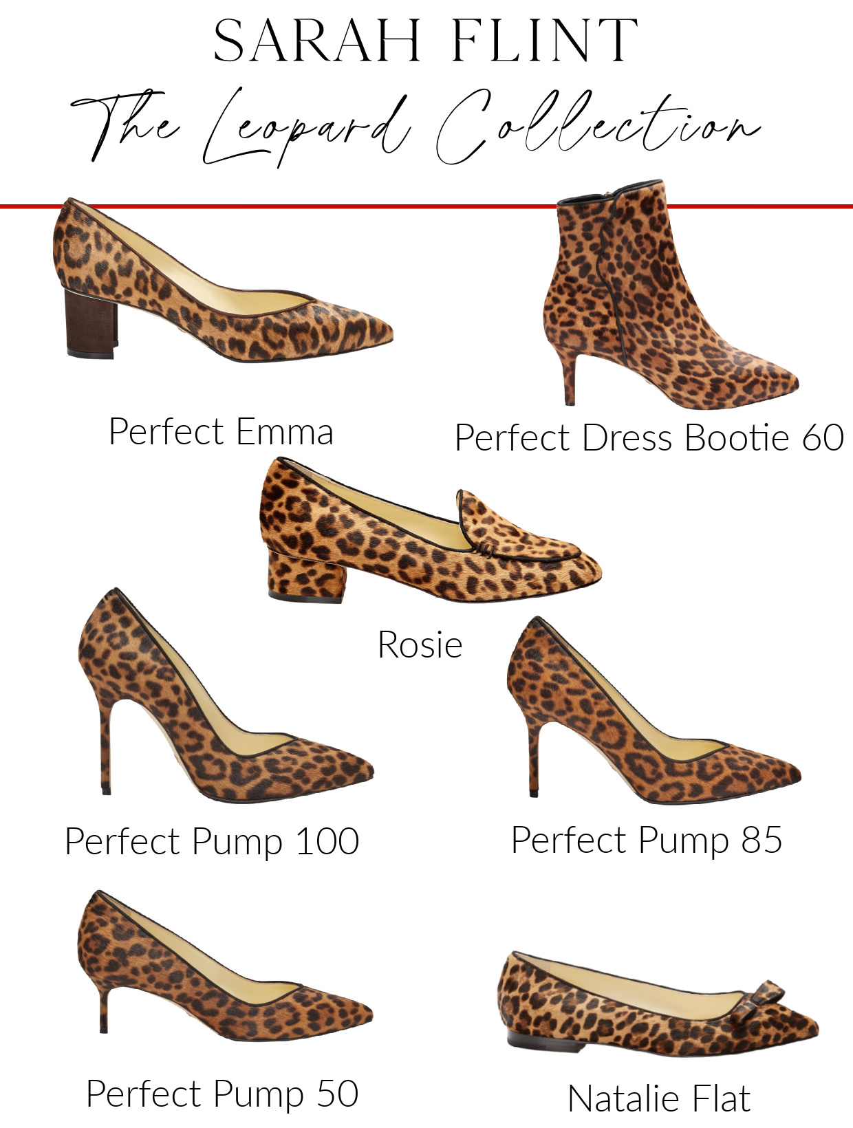 Sarah Flint leopard shoe collection