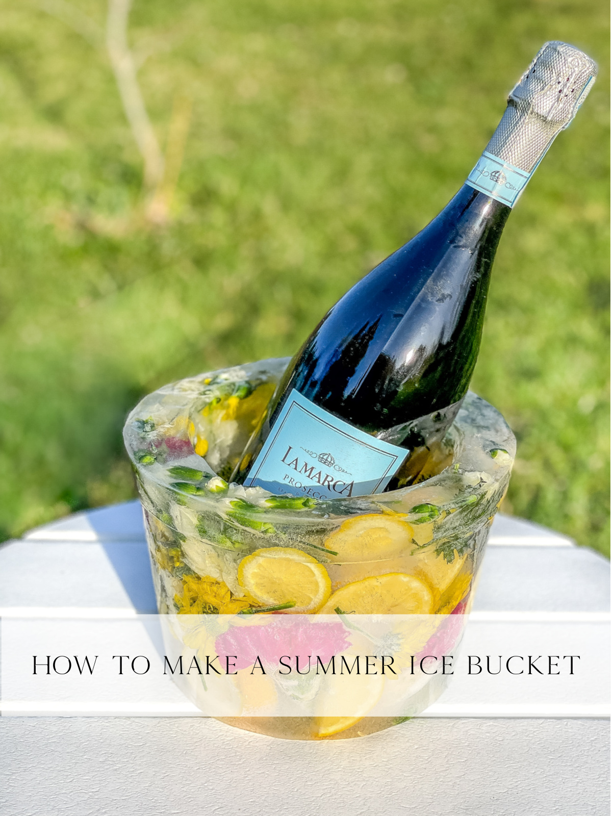 Summer Ice bucket for entertaining