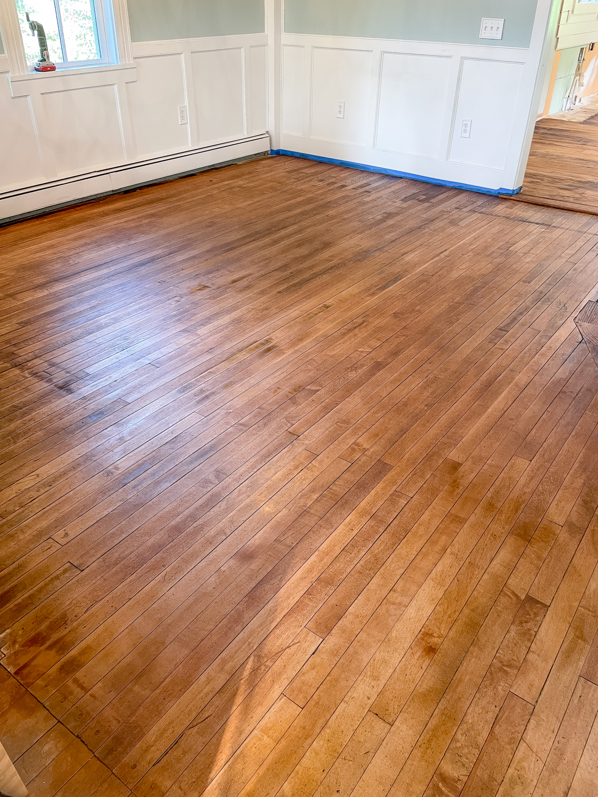 Easy DIY hardwood floor refinishing