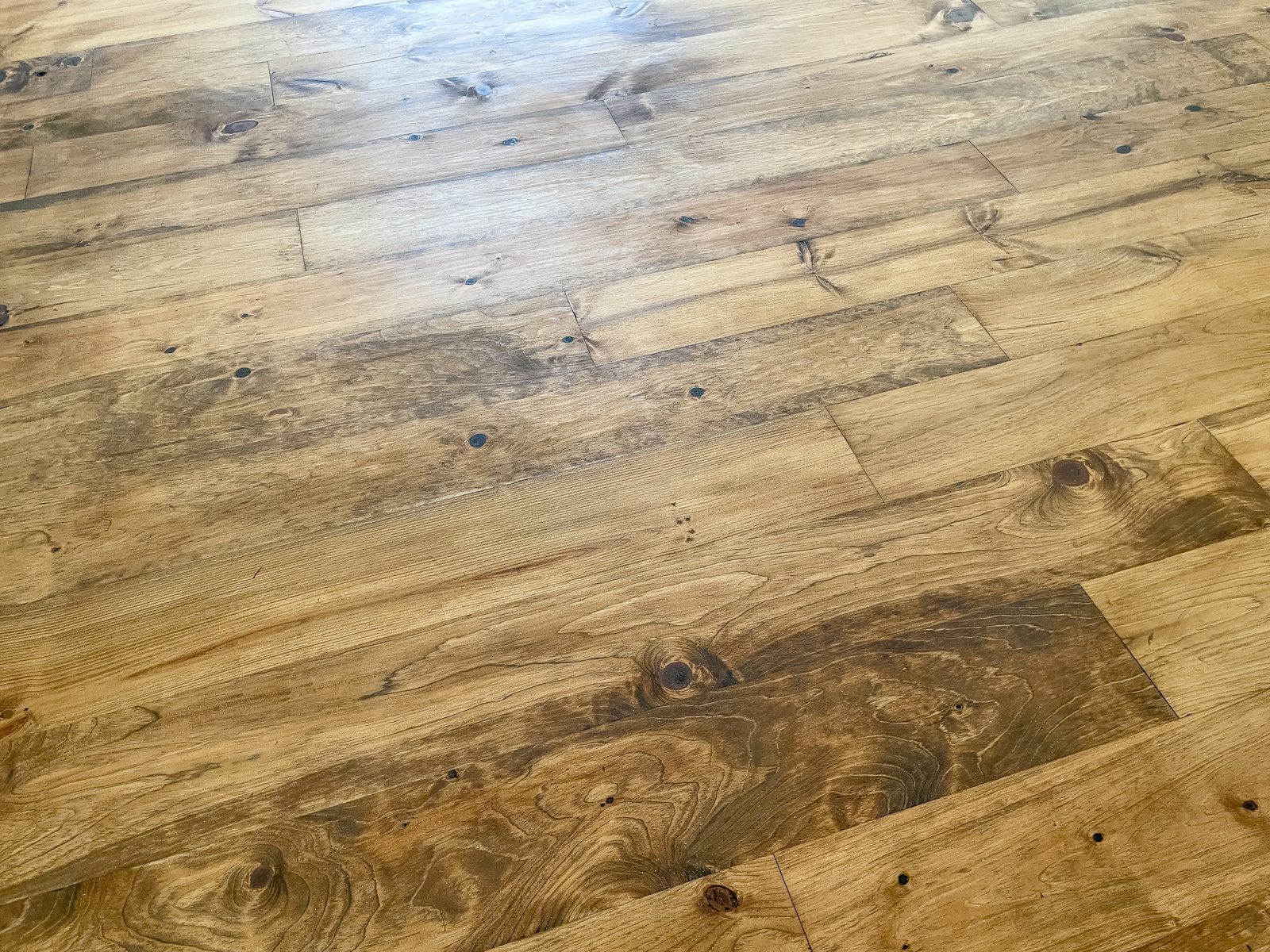 Tung oil floor results
