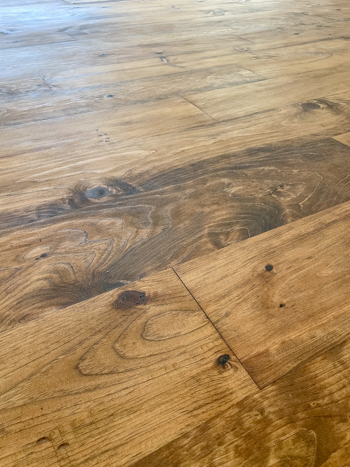 How to stain a pine hardwood floor