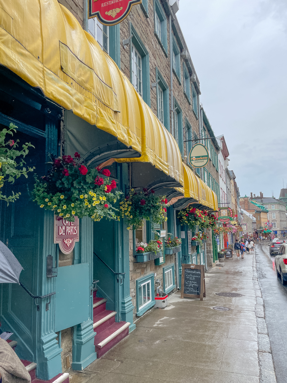 The streets of Quebec City