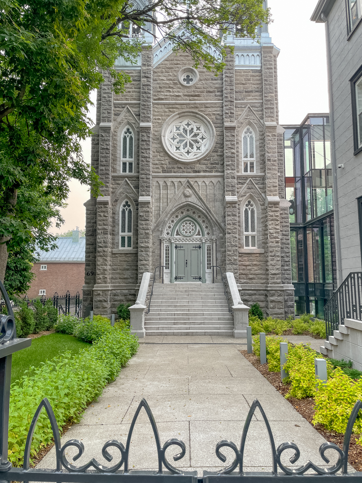 Church in upper Quebec City