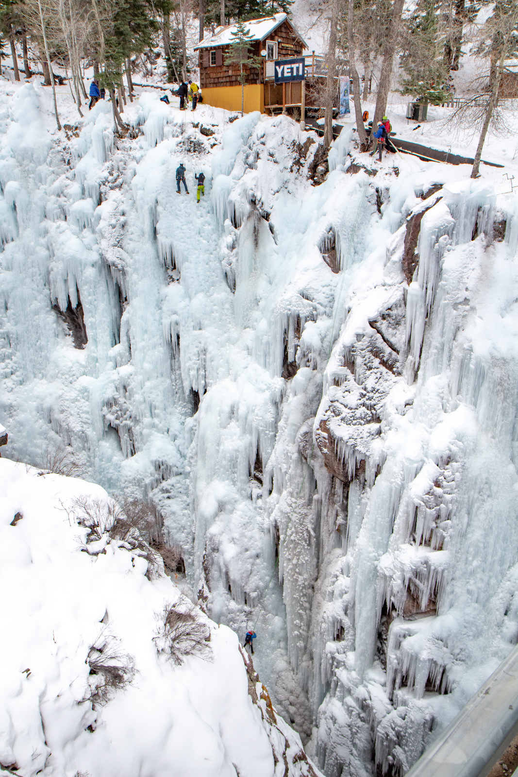 Ouray ice climbing park